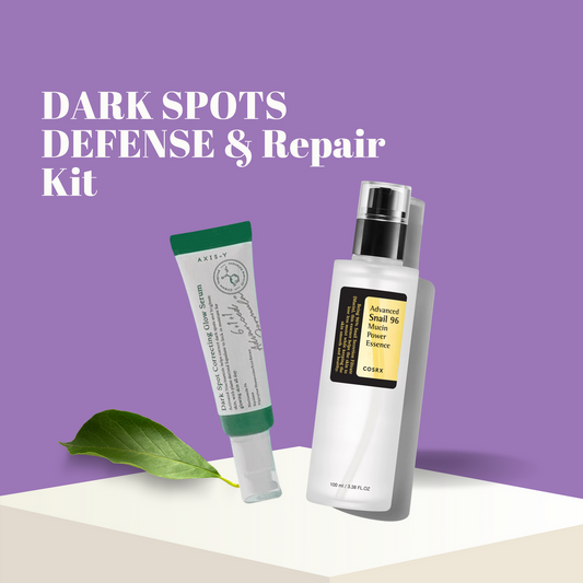Dark Spots Defense, Glow, and Skin Repair Kit
