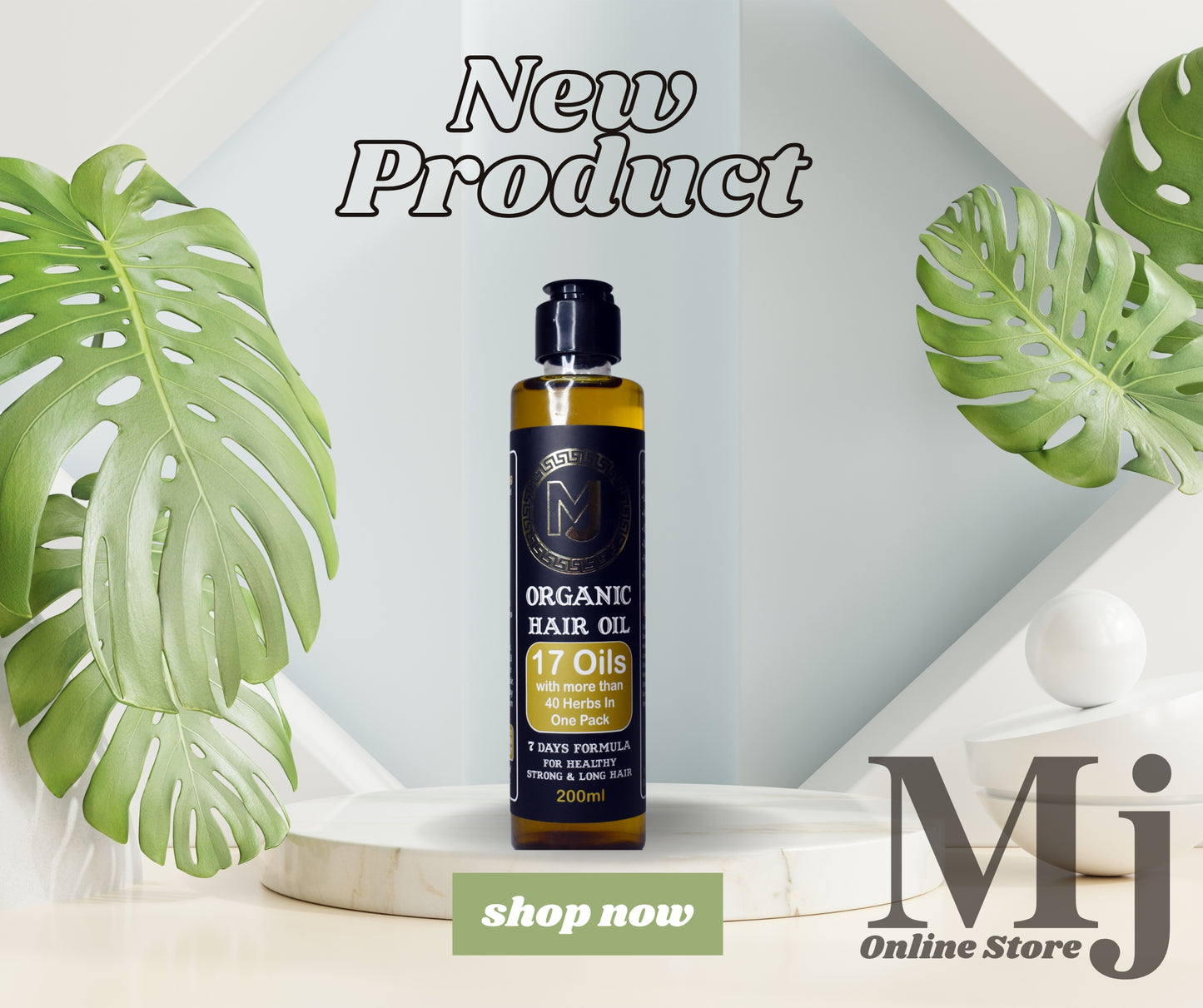 MJ Organic Hair Oil
