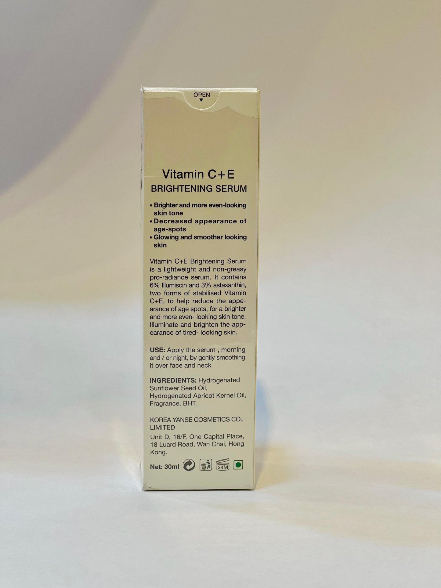 Maliao vitamin C+E Brightening Serum