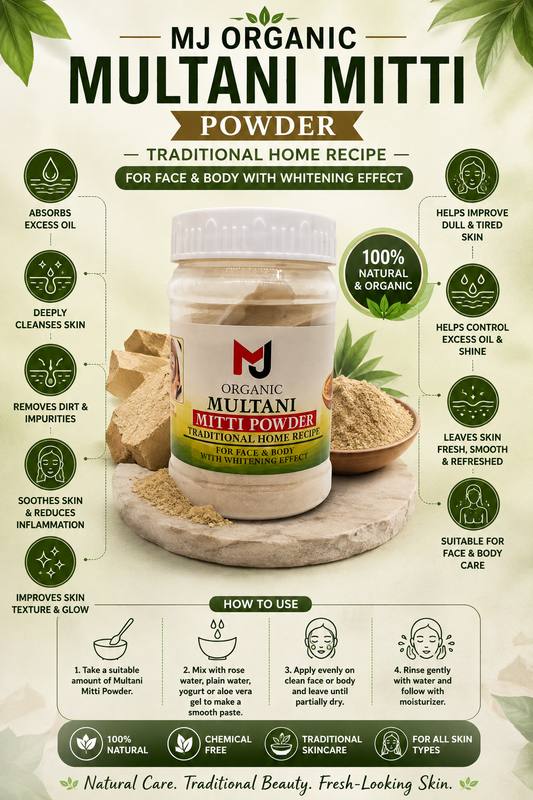 MJ Organic Multani Mitti Powder