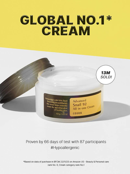 [COSRX] Advanced Snail 92 All in one Cream, 100 g